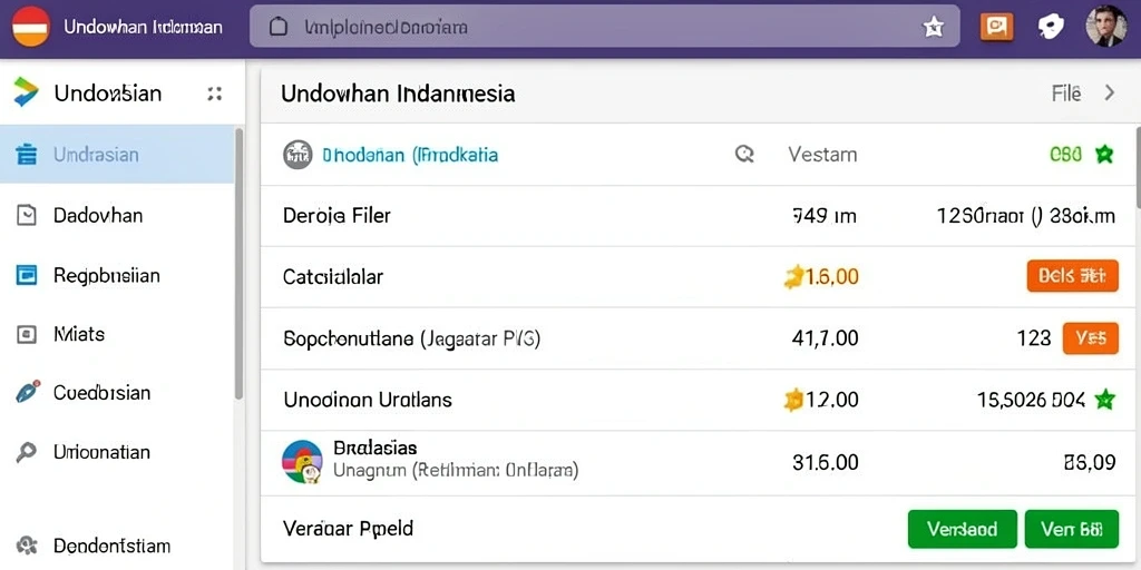 Tampilan antarmuka yang user-friendly dan menarik.