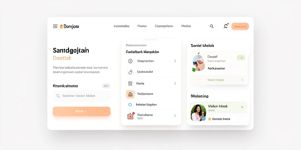 Tampilan utama yang menarik dan informatif.